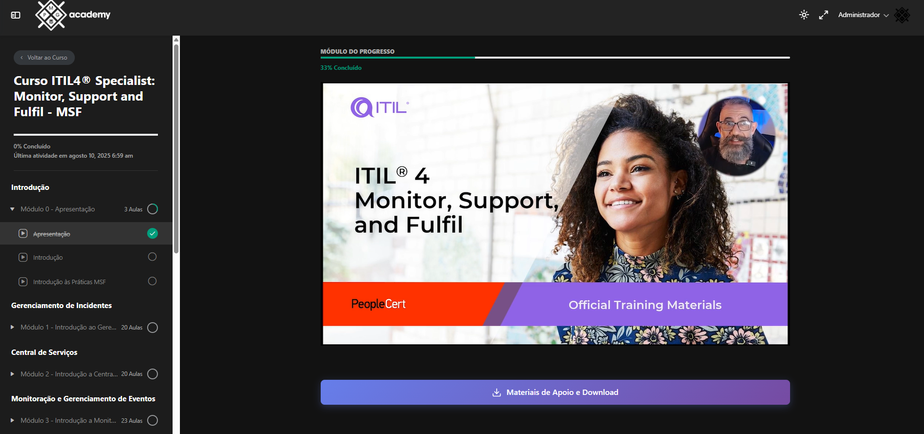 ITIL4® Specialist: Monitor, Support and Fulfil - MSF - PMG Academy